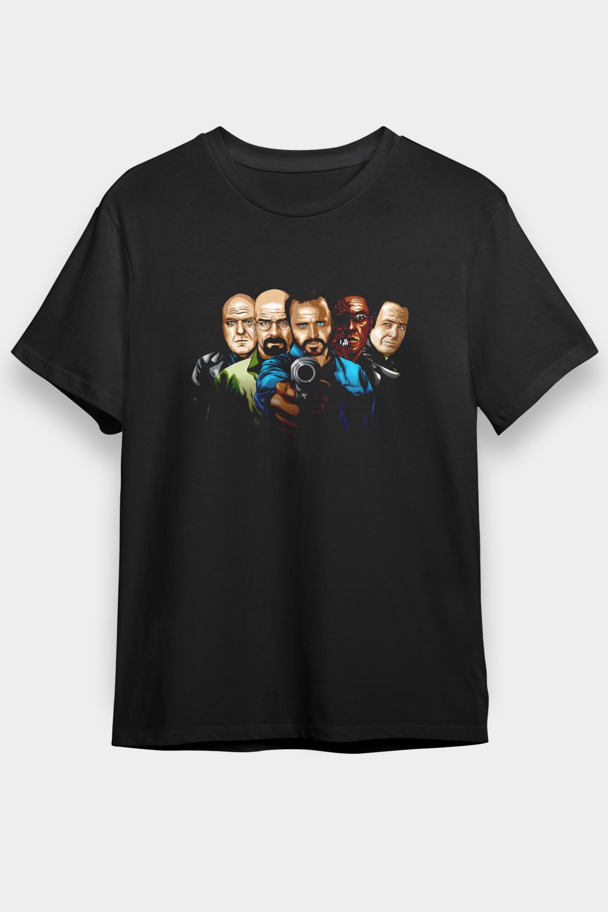 Breaking Bad Heisenberg Siyah Unisex Tişört T-Shirt