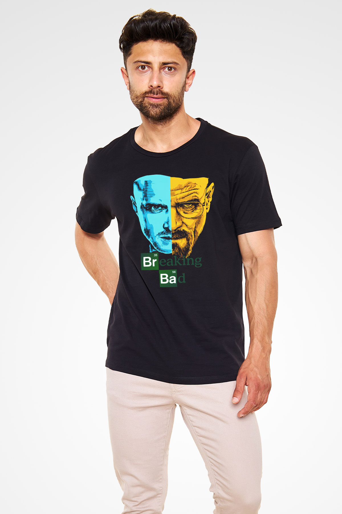 Breaking Bad Heisenberg Siyah Unisex Tişört T-Shirt