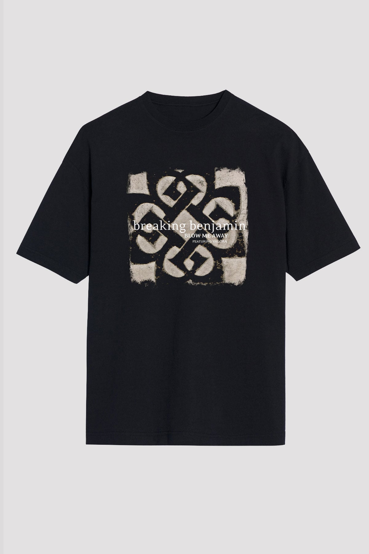 Breaking Benjamin Baskılı Unisex Siyah Oversize Tişört