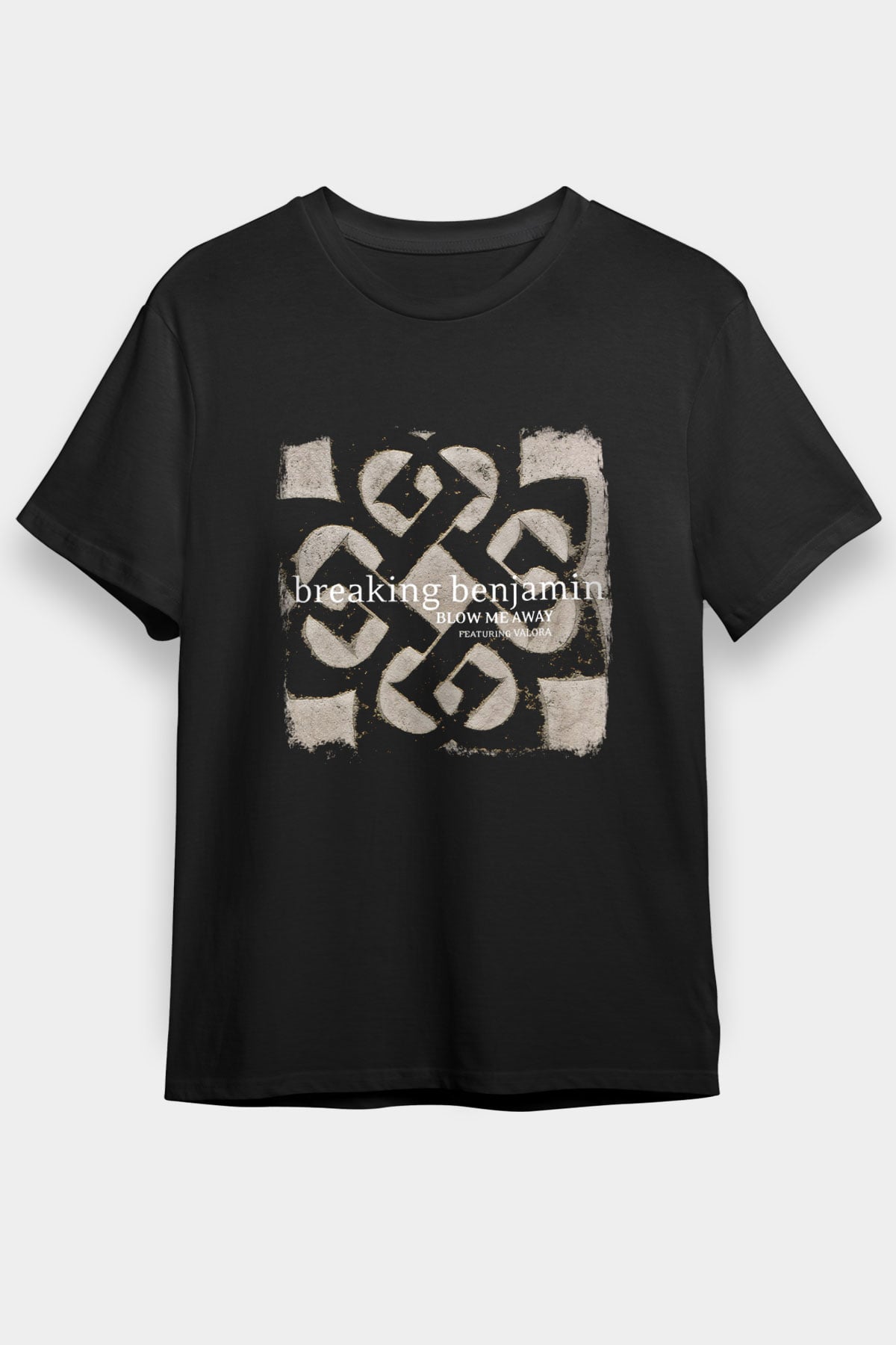 Breaking Benjamin Baskılı Unisex Siyah Tişört