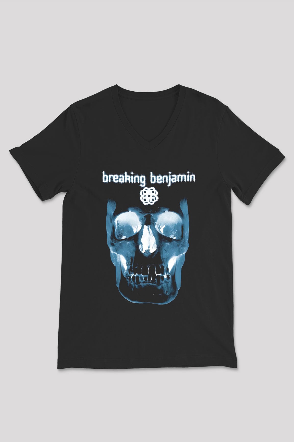 Breaking Benjamin Siyah Unisex V Yaka Tişört