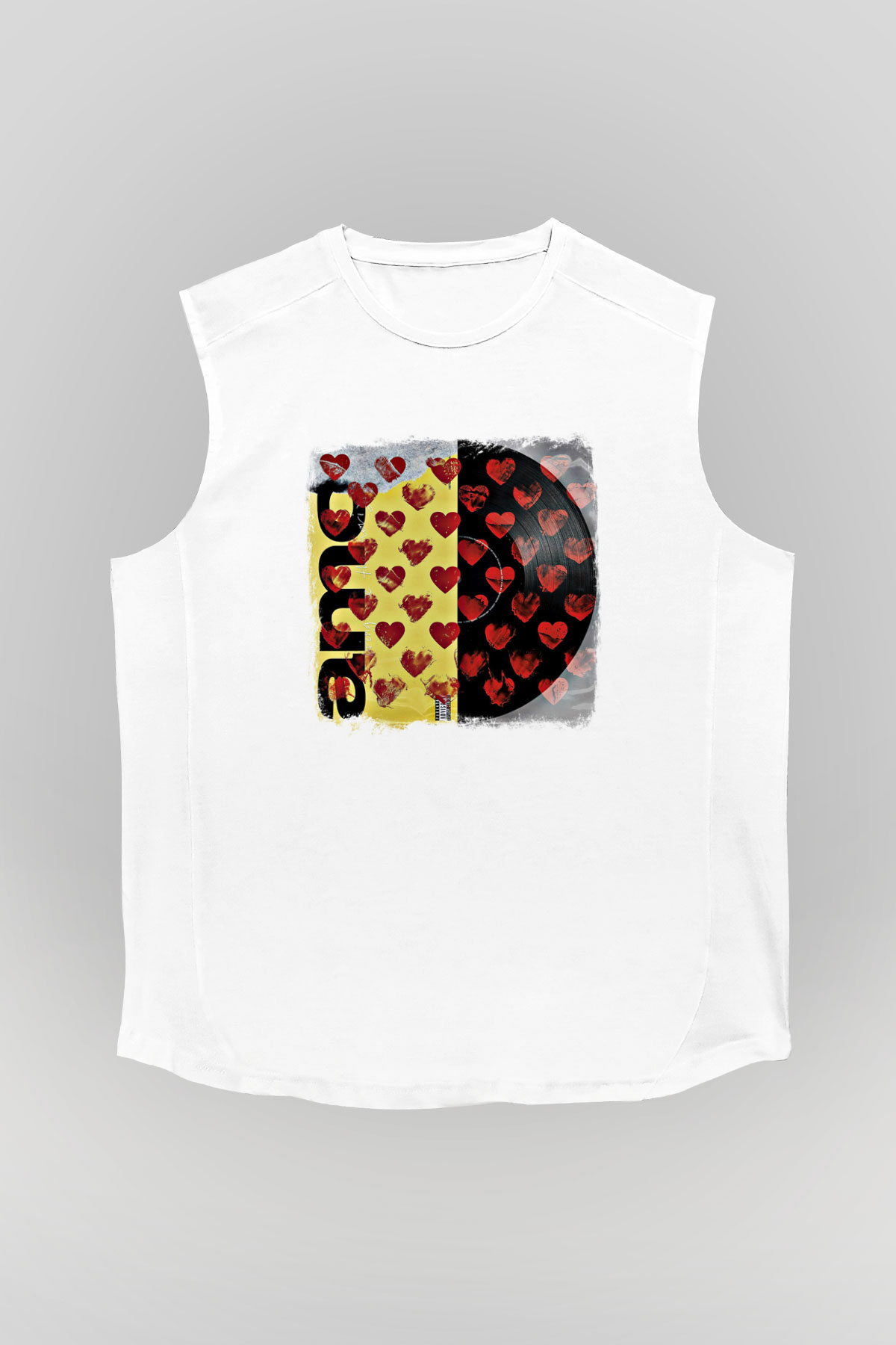 Bring Me the Horizon Baskılı Unisex Beyaz Kolsuz Tişört