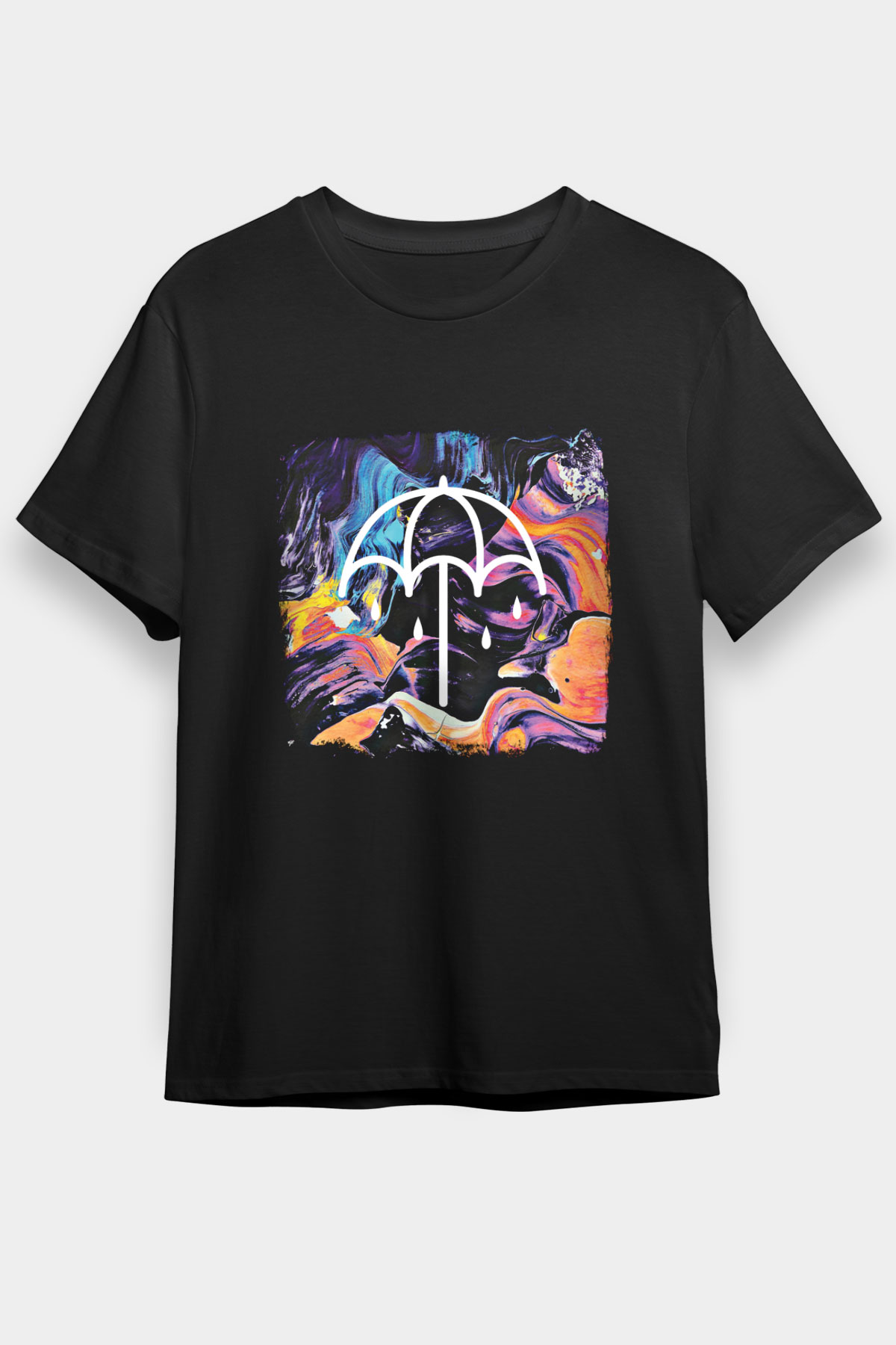 Bring Me the Horizon Baskılı Unisex Siyah Tişört