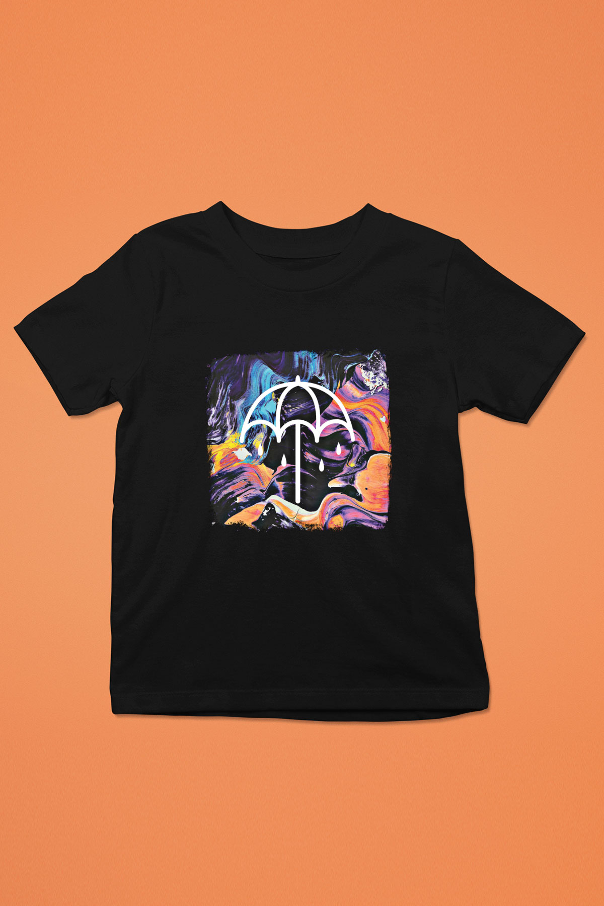Bring Me the Horizon Baskılı Unisex Siyah Çocuk Tişört