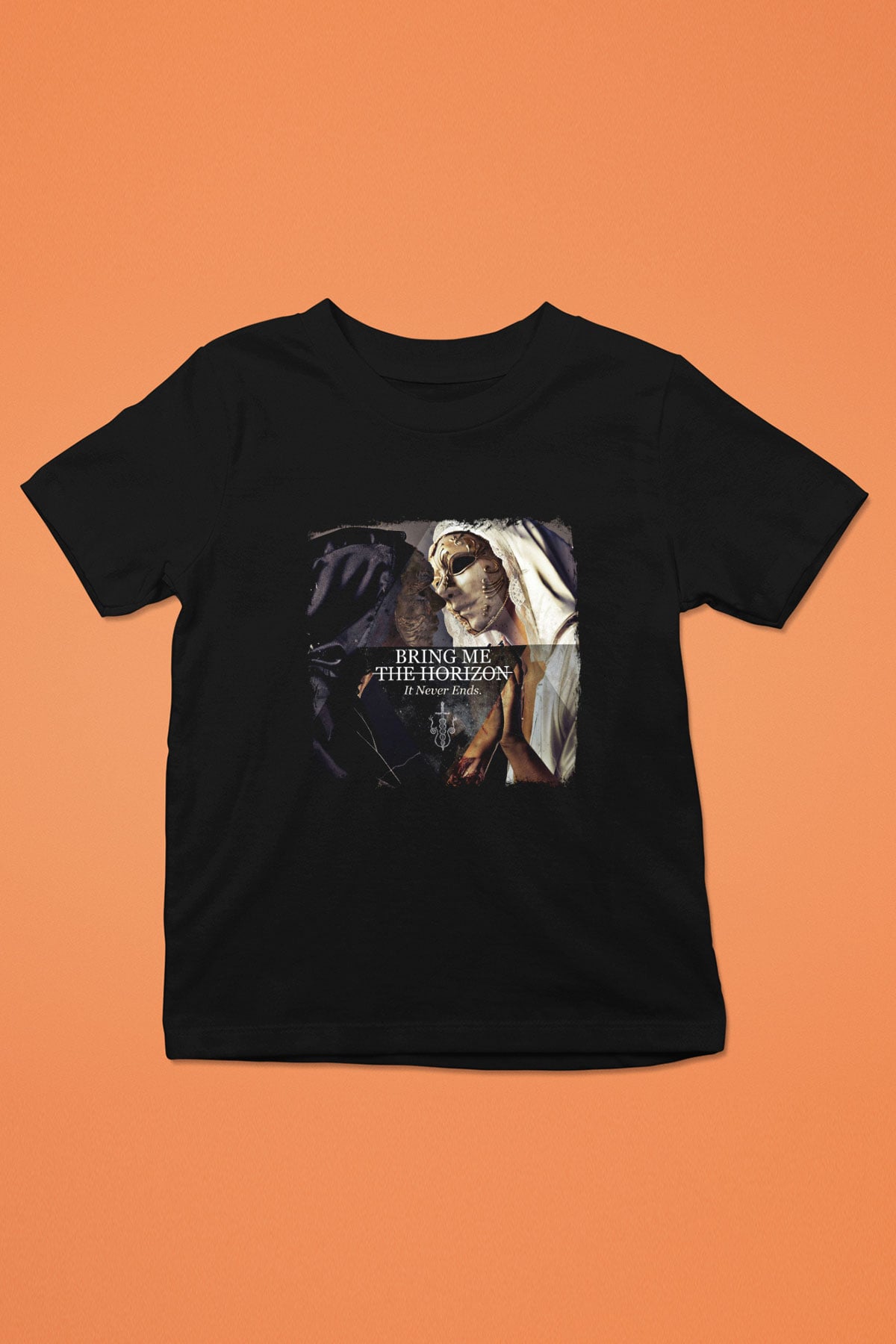 Bring Me the Horizon Baskılı Unisex Siyah Çocuk Tişört
