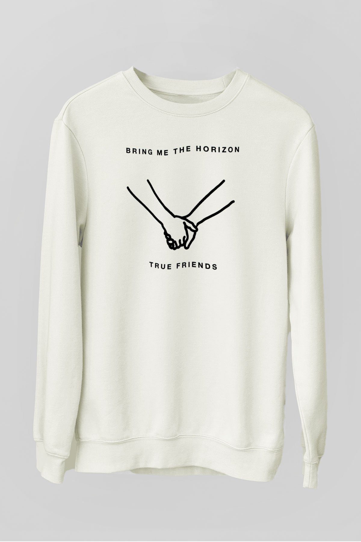 Bring Me the Horizon Beyaz Unisex Sweatshirt