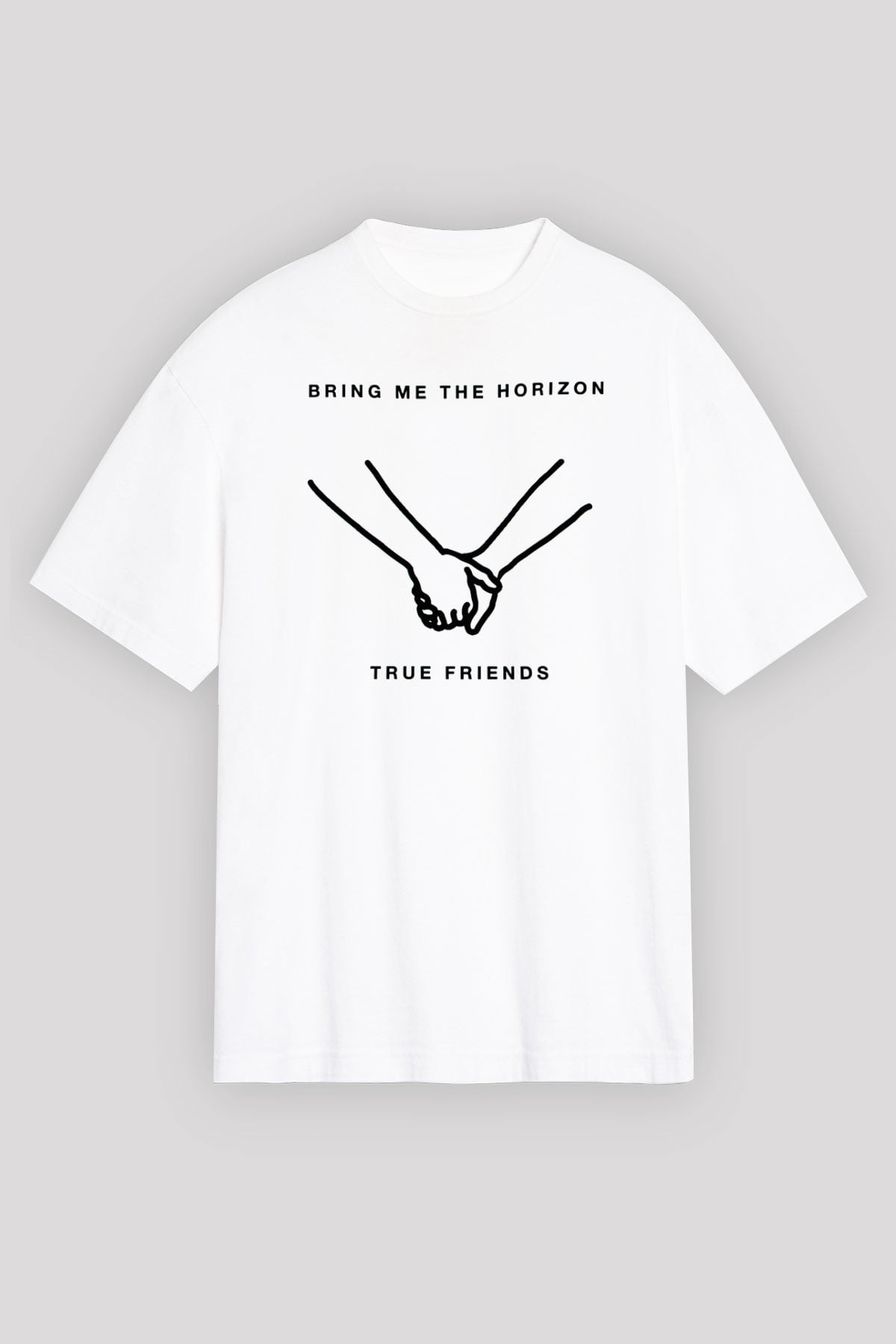 Bring Me the Horizon Beyaz Unisex Tişört T-Shirt - TişörtFabrikası