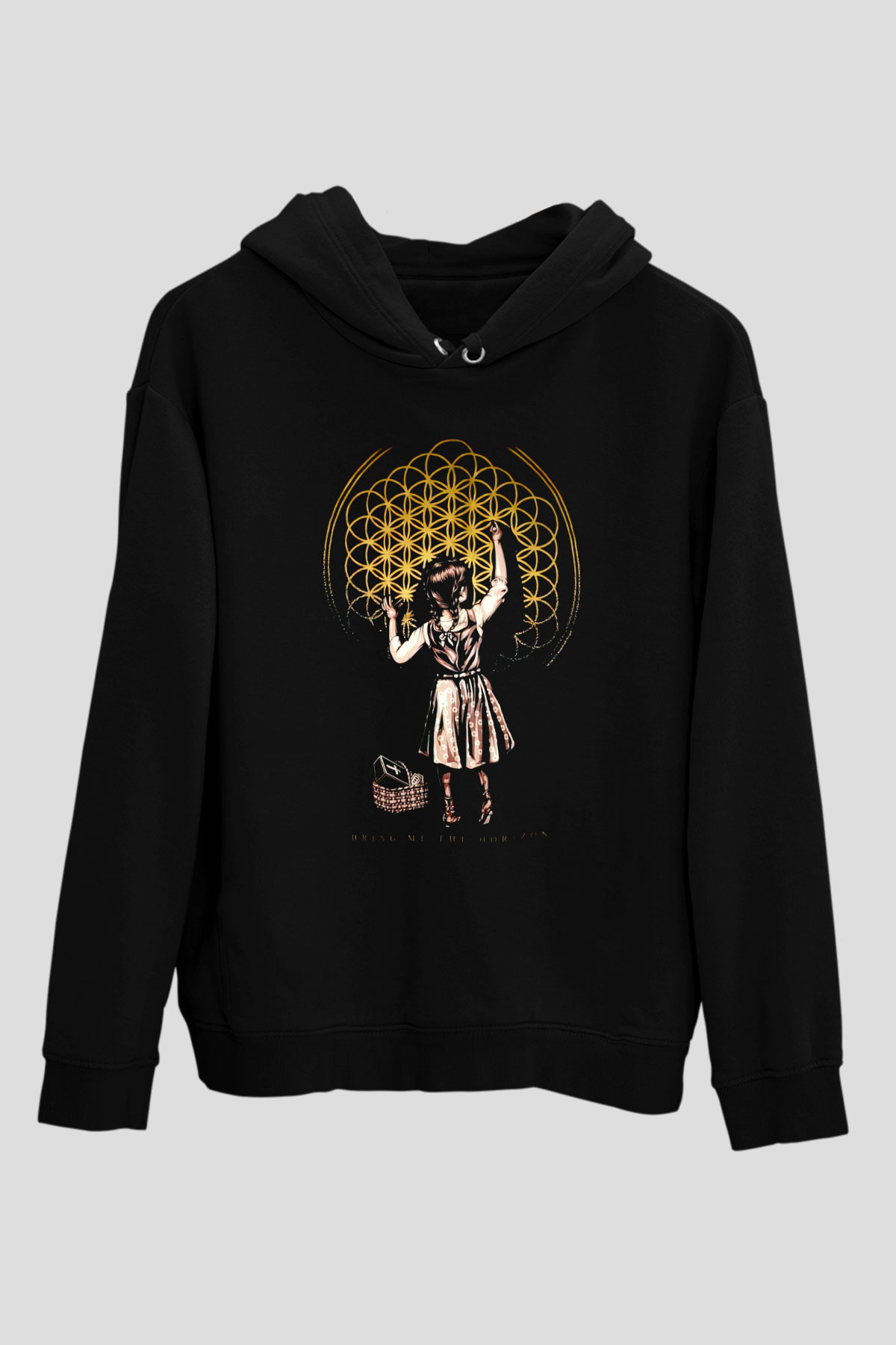 Bring Me the Horizon Siyah Unisex Kapüşonlu Sweatshirt