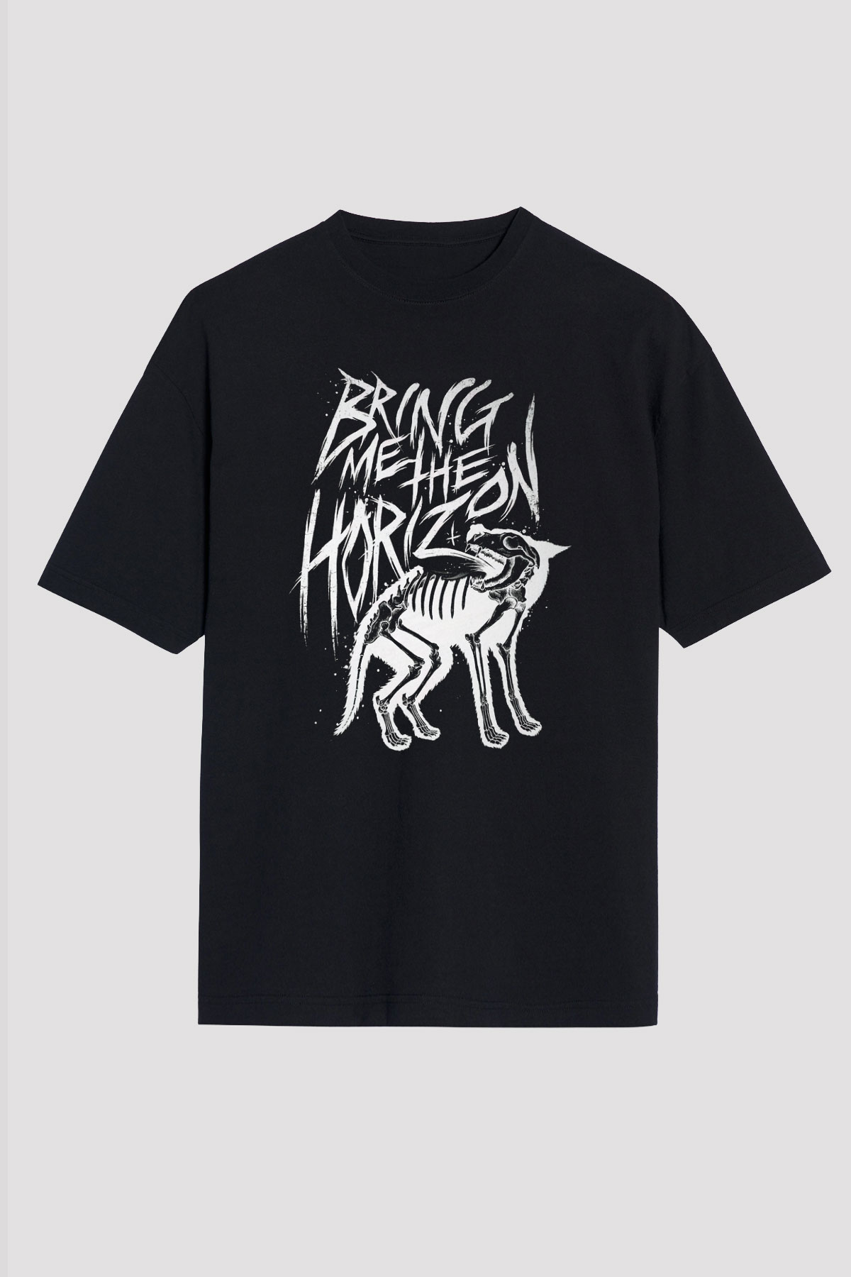 Bring Me the Horizon Siyah Unisex Oversize Tişört T-Shirt
