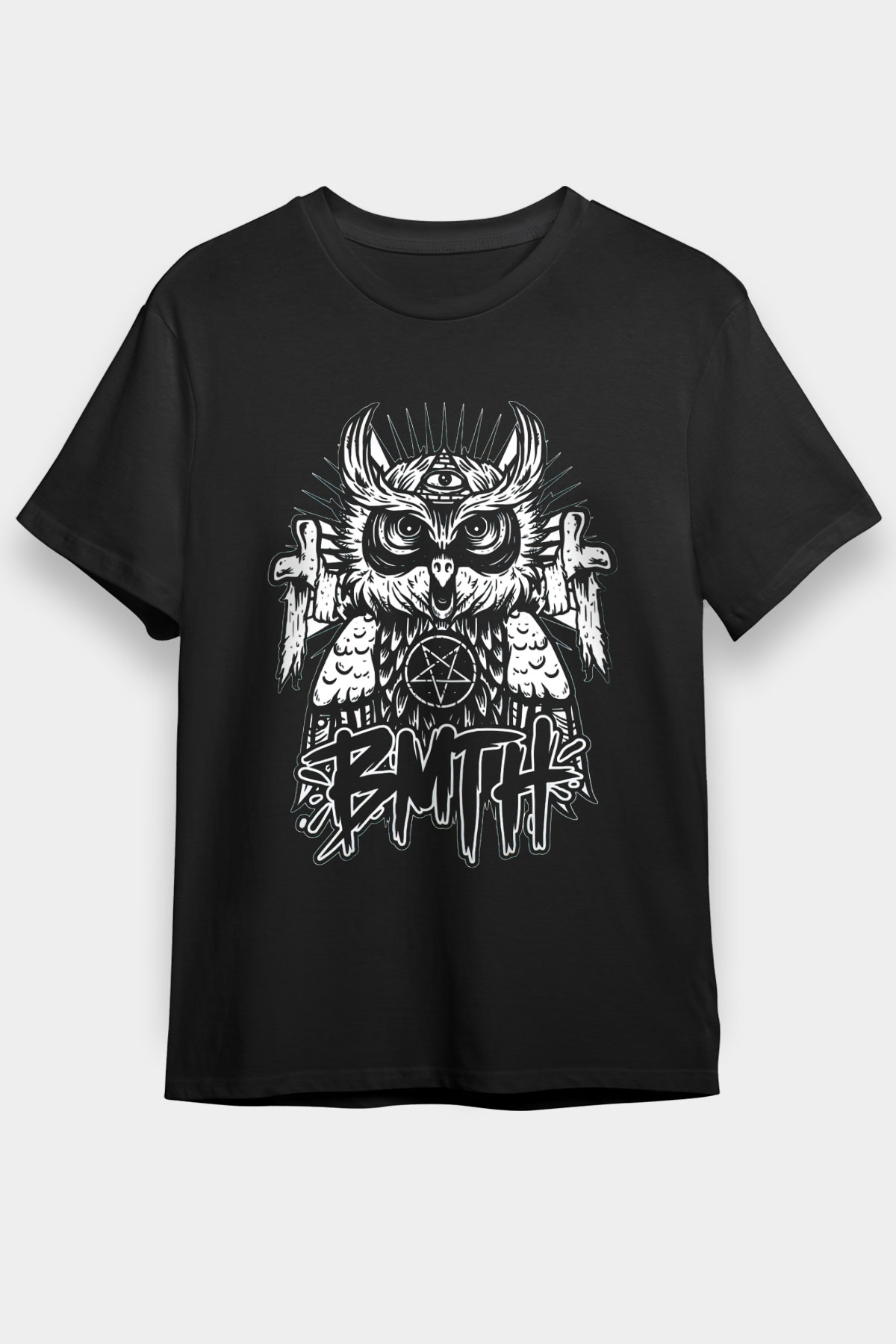 Bring Me the Horizon Siyah Unisex Tişört T-Shirt - TişörtFabrikası