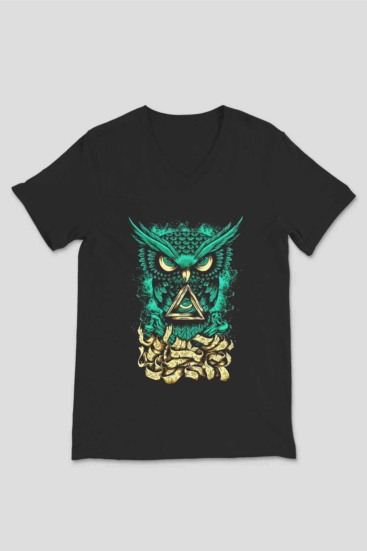 Bring Me the Horizon Siyah Unisex V Yaka Tişört T-Shirt