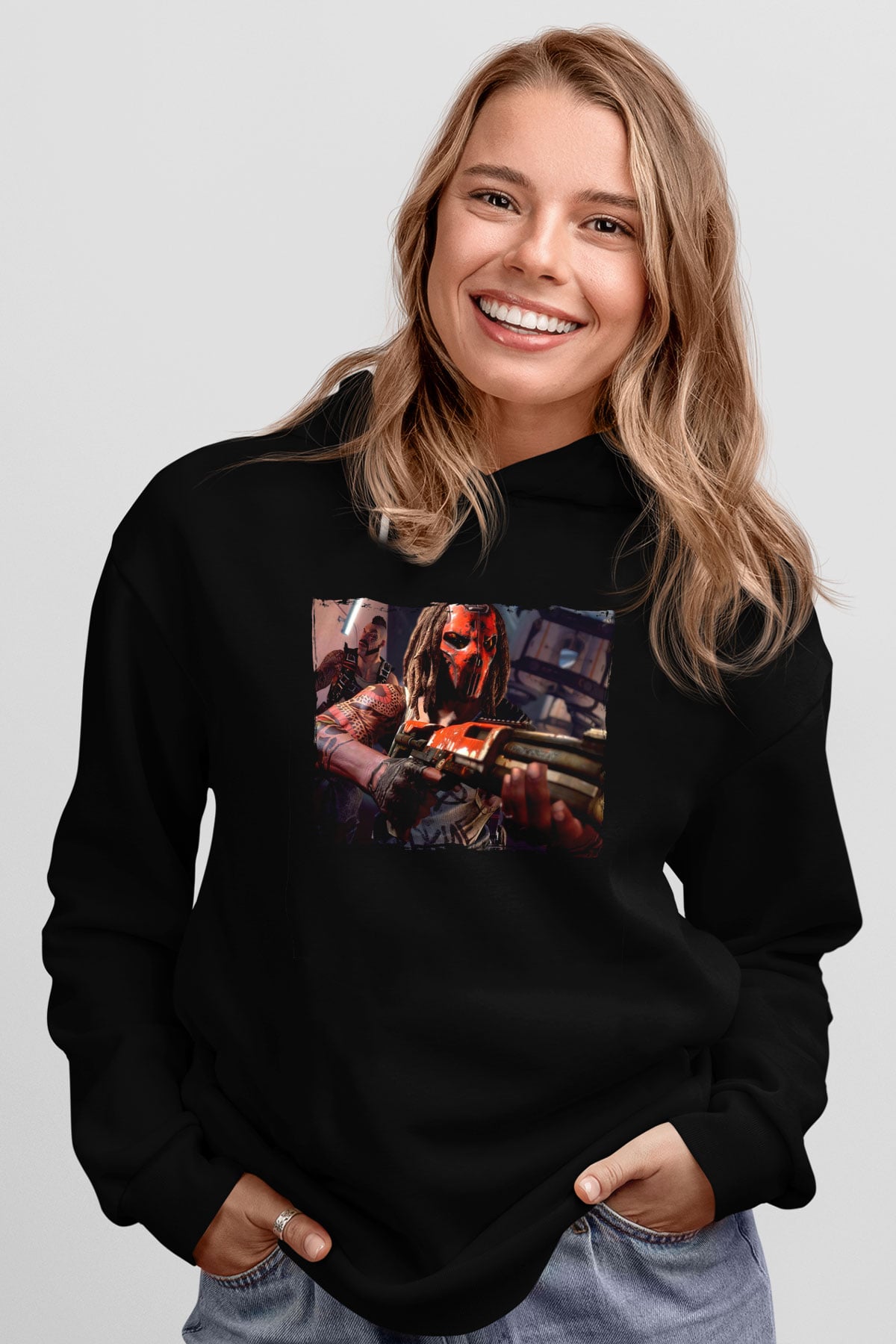 Brink Siyah Unisex Hoodie