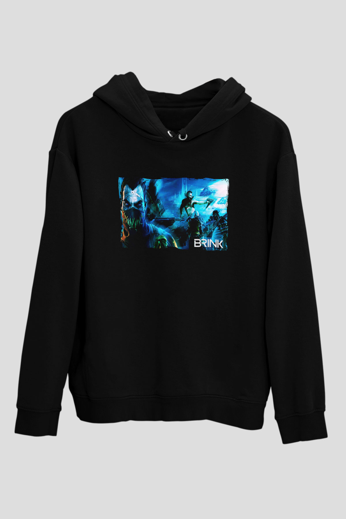 Brink Siyah Unisex Hoodie