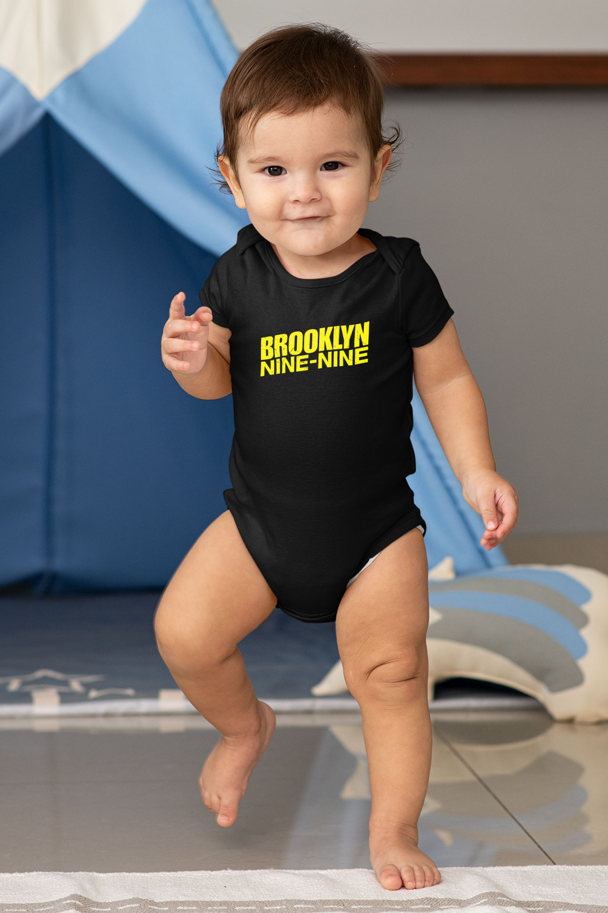 Brooklyn Nine-Nine Siyah Bebek Body - Zıbın