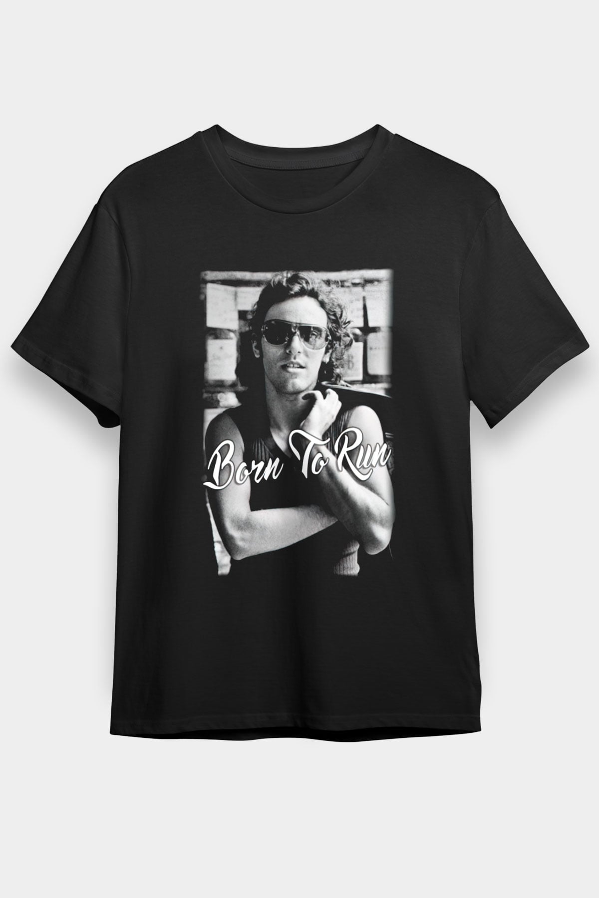 Bruce Springsteen Siyah Unisex Tişört T-Shirt - TişörtFabrikası