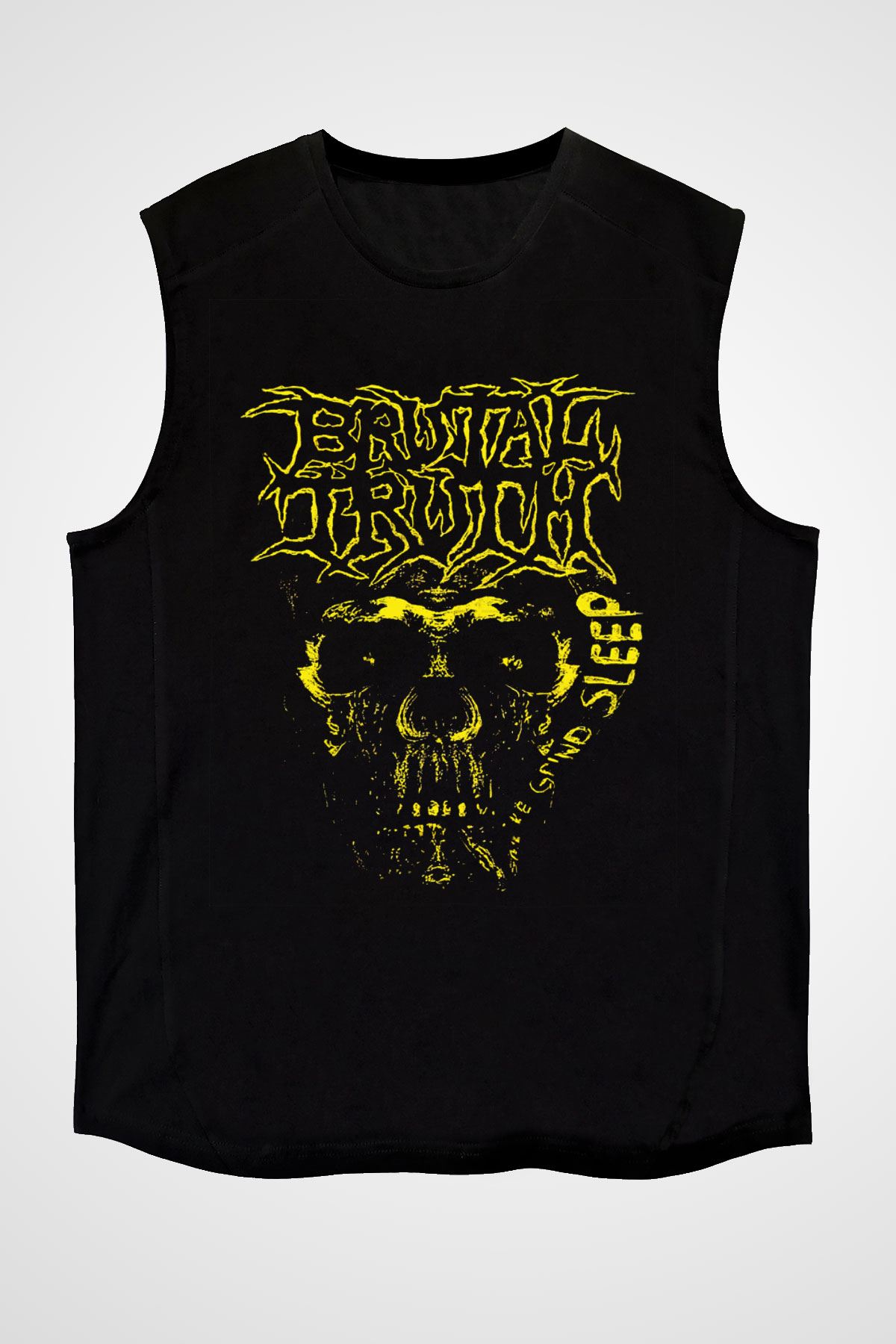 Brutal Truth Siyah Unisex Kolsuz Tişört