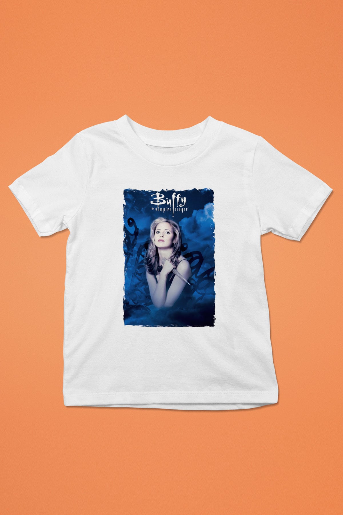 Buffy the Vampire Slayer Beyaz Unisex Çocuk Tişört