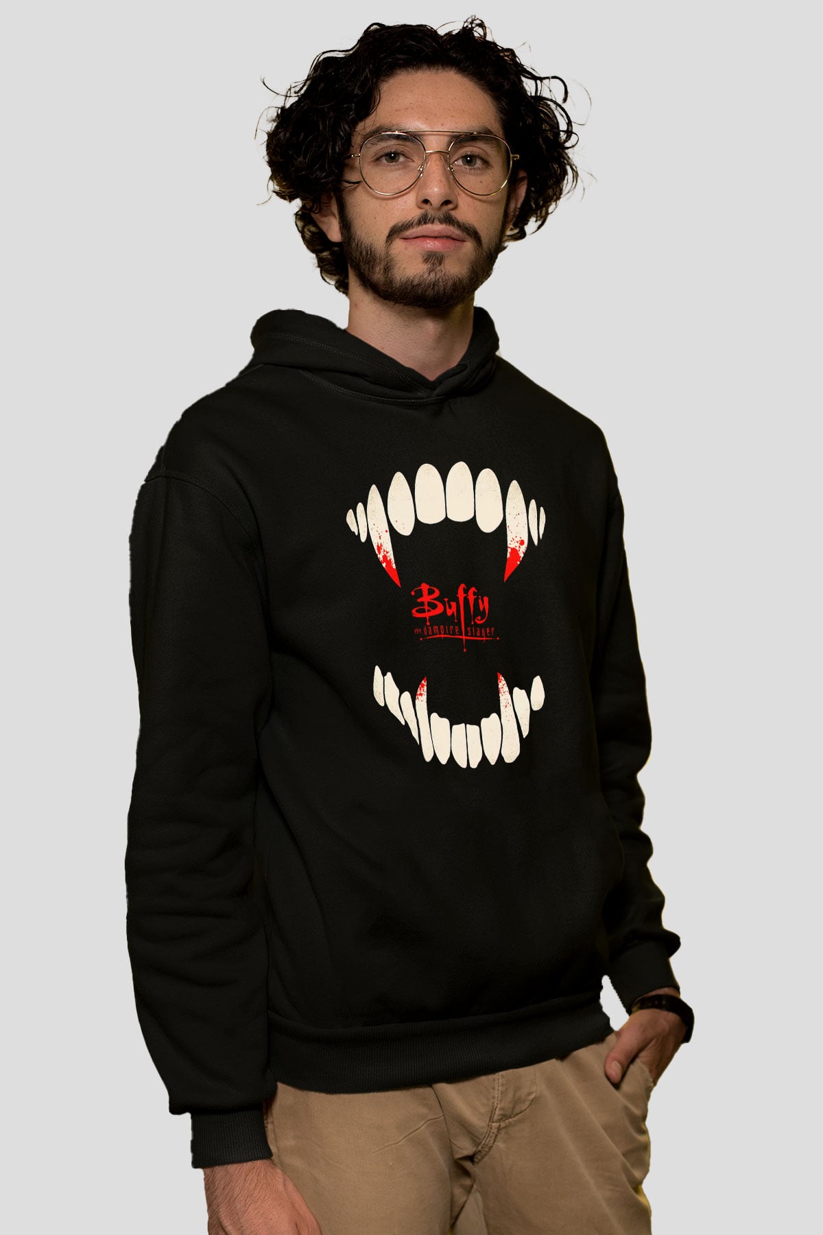 Buffy the Vampire Slayer Siyah Unisex Hoodie