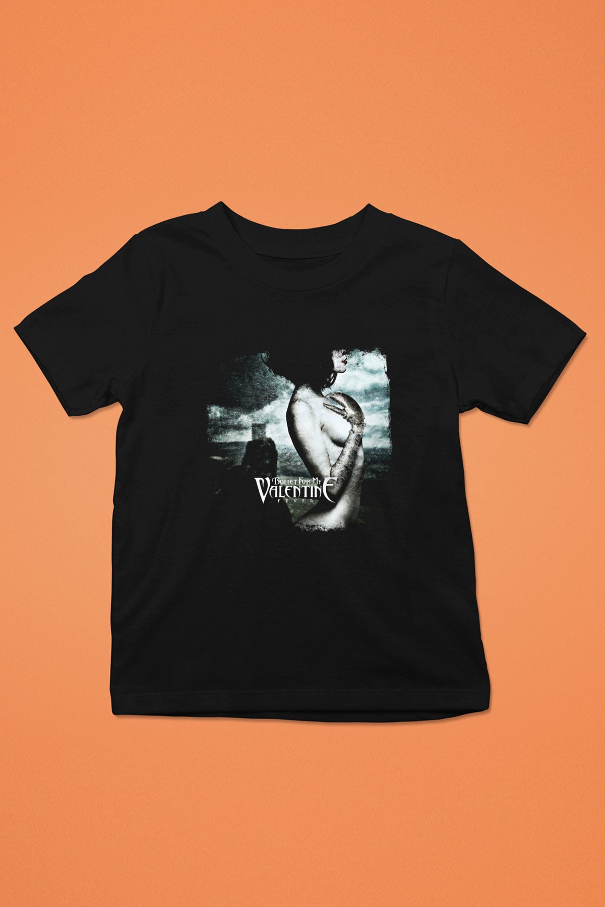 Bullet for My Valentine Baskılı Unisex Siyah Çocuk Tişört