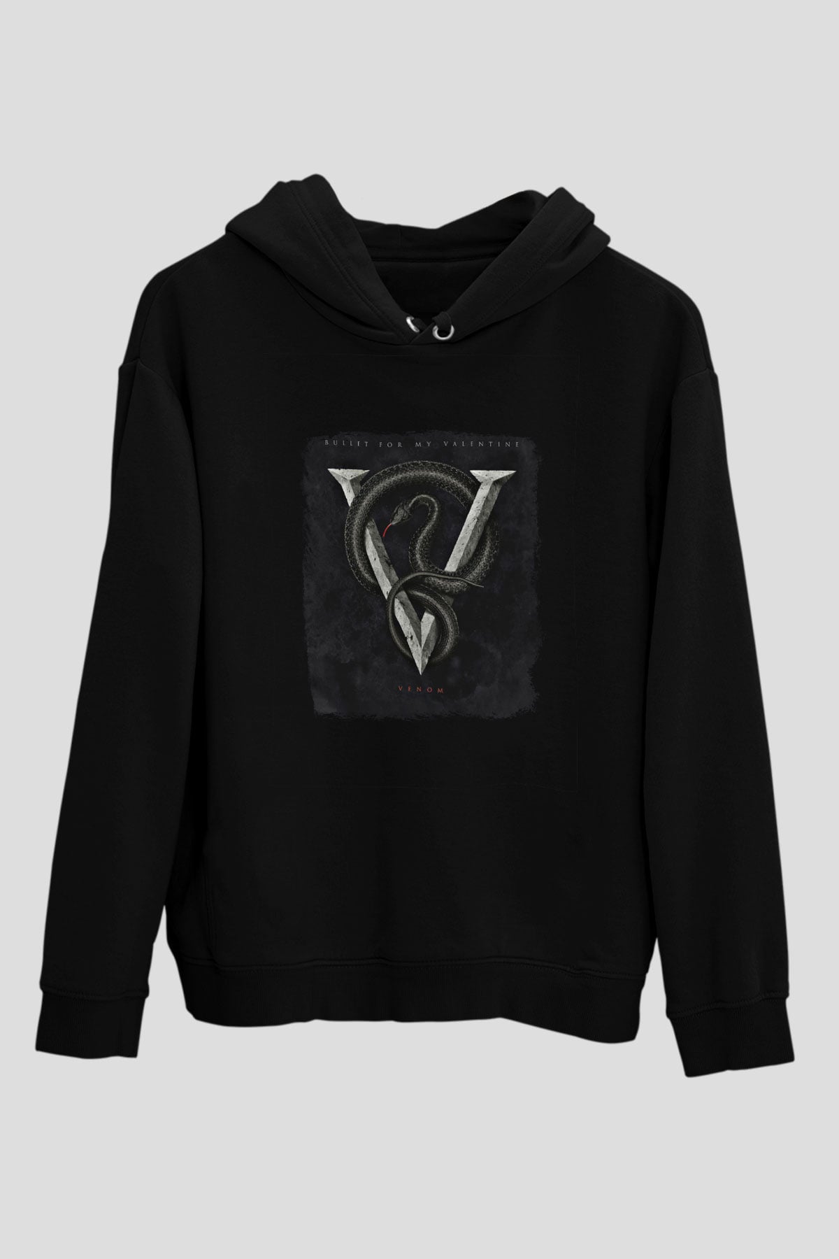 Bullet for My Valentine Baskılı Unisex Siyah Hoodie
