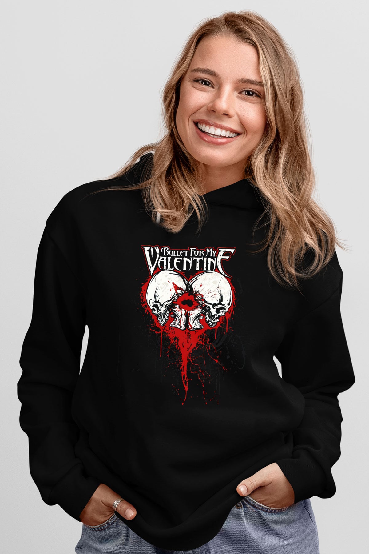 Bullet for My Valentine Siyah Unisex Hoodie