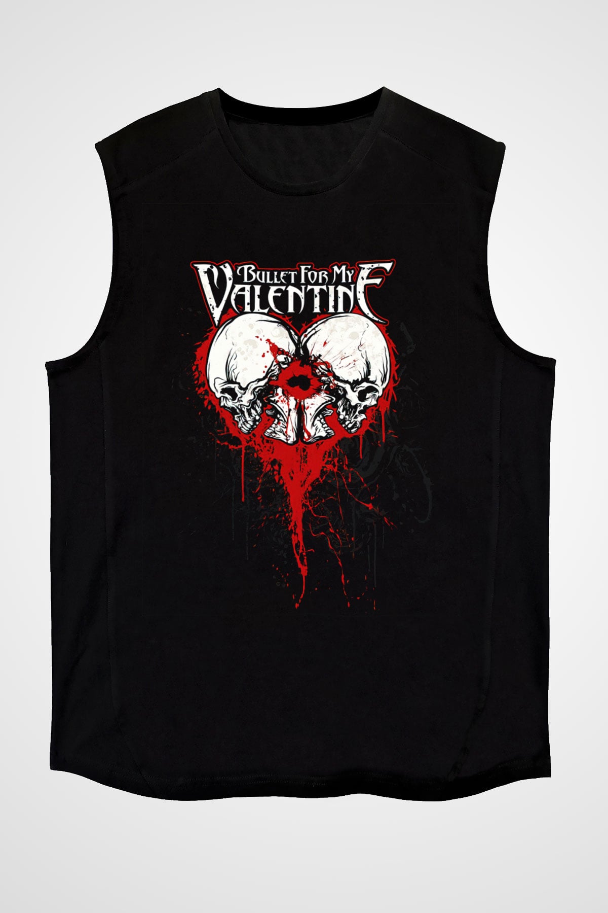 Bullet for My Valentine Siyah Unisex Kolsuz Tişört