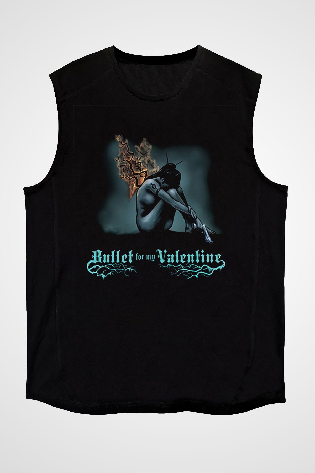 Bullet for My Valentine Siyah Unisex Kolsuz Tişört