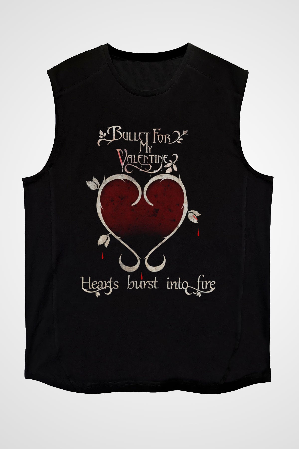 Bullet for My Valentine Siyah Unisex Kolsuz Tişört