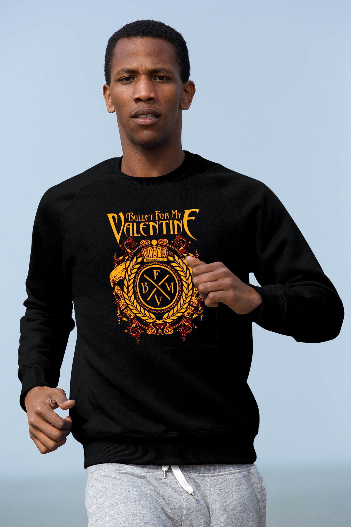 Bullet for My Valentine Siyah Unisex Sweatshirt