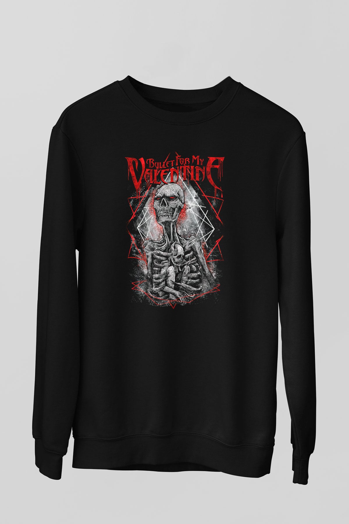 Bullet for My Valentine Siyah Unisex Sweatshirt