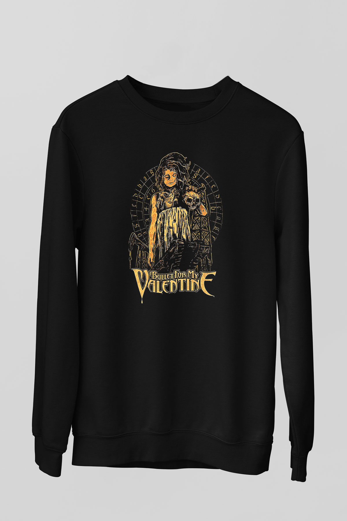 Bullet for My Valentine Siyah Unisex Sweatshirt