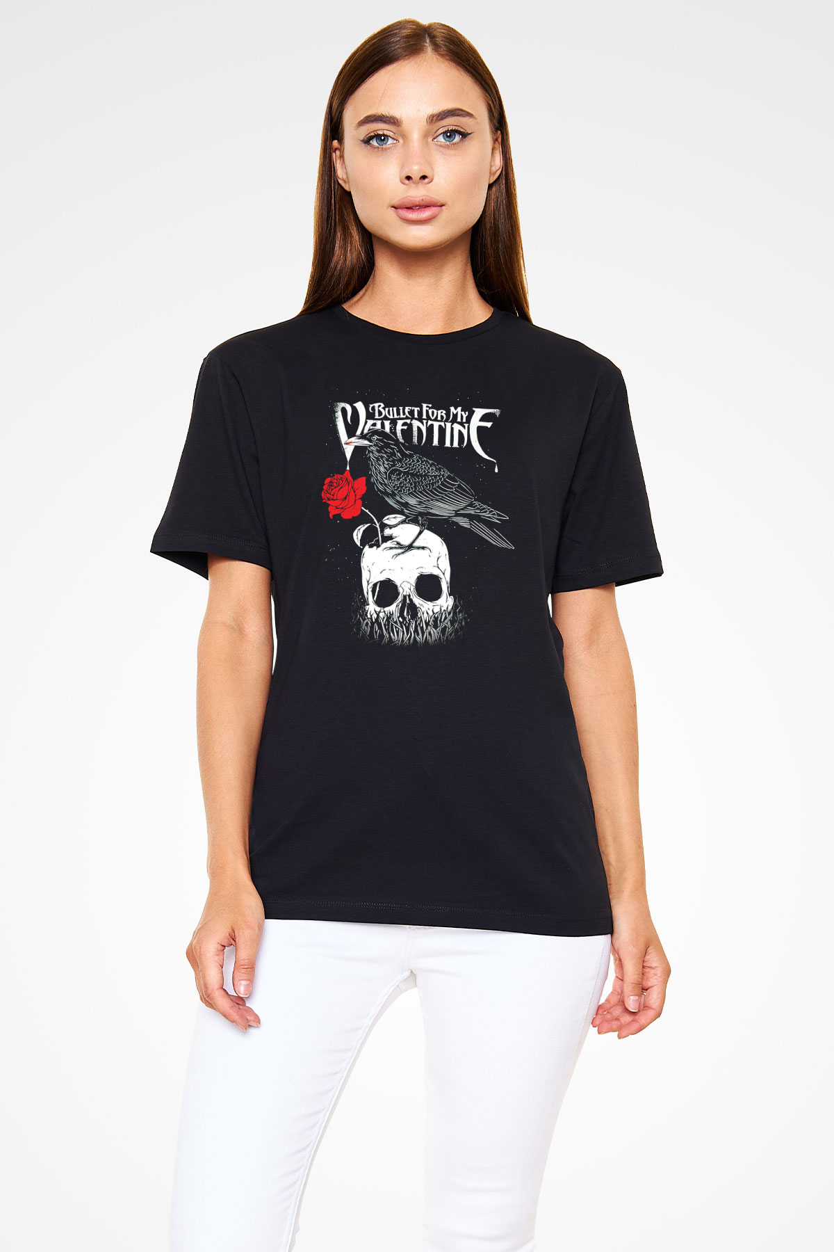Bullet for My Valentine Siyah Unisex Tişört T-Shirt - TişörtFabrikası