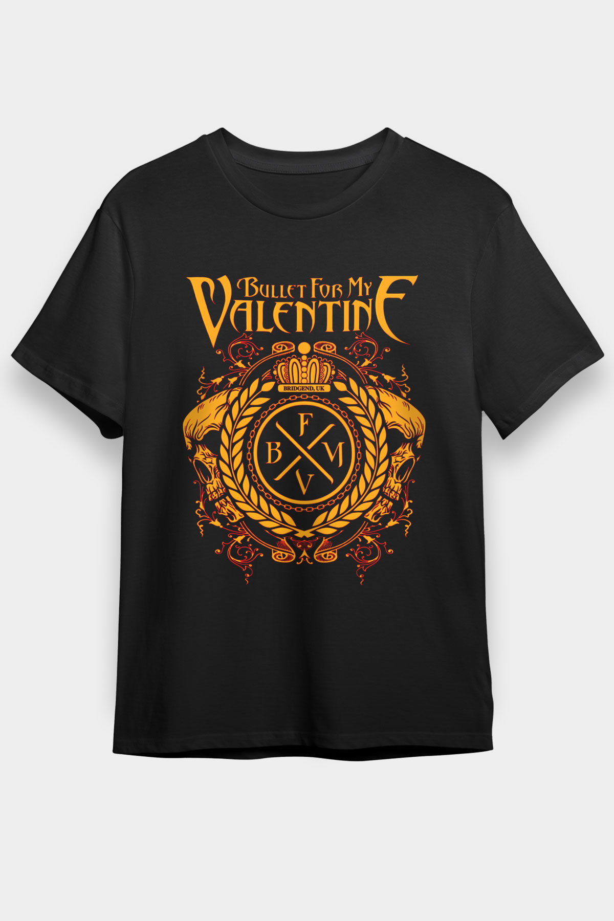 Bullet for My Valentine Siyah Unisex Tişört T-Shirt - TişörtFabrikası