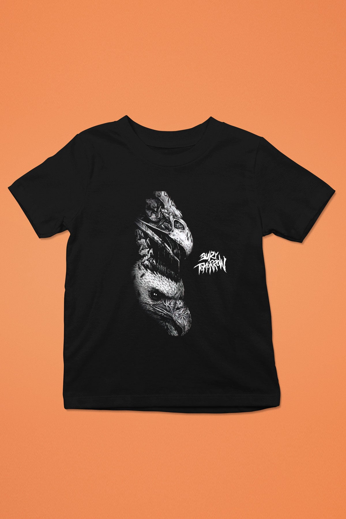 Bury Tomorrow Baskılı Unisex Siyah Çocuk Tişört - Tshirt