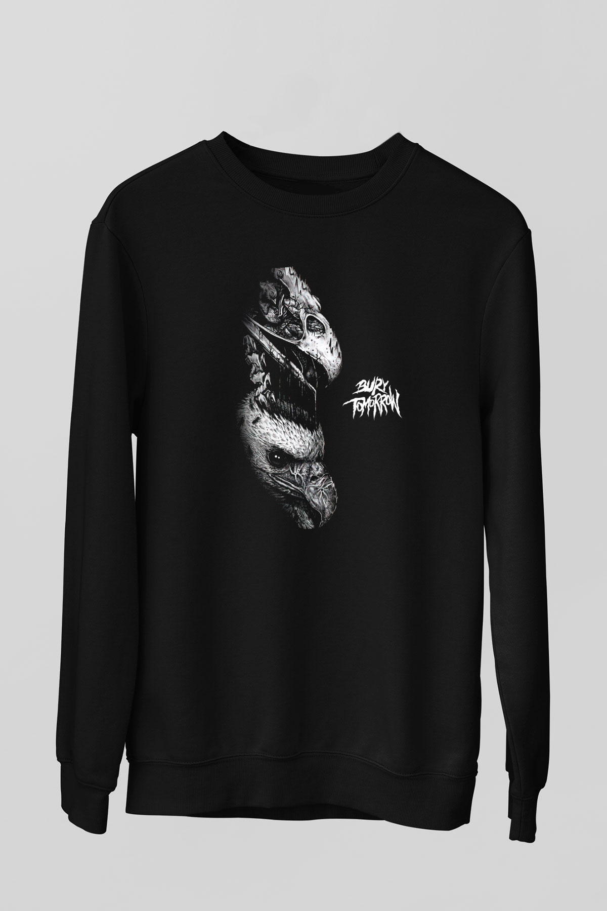 Bury Tomorrow Baskılı Unisex Siyah Sweatshirt