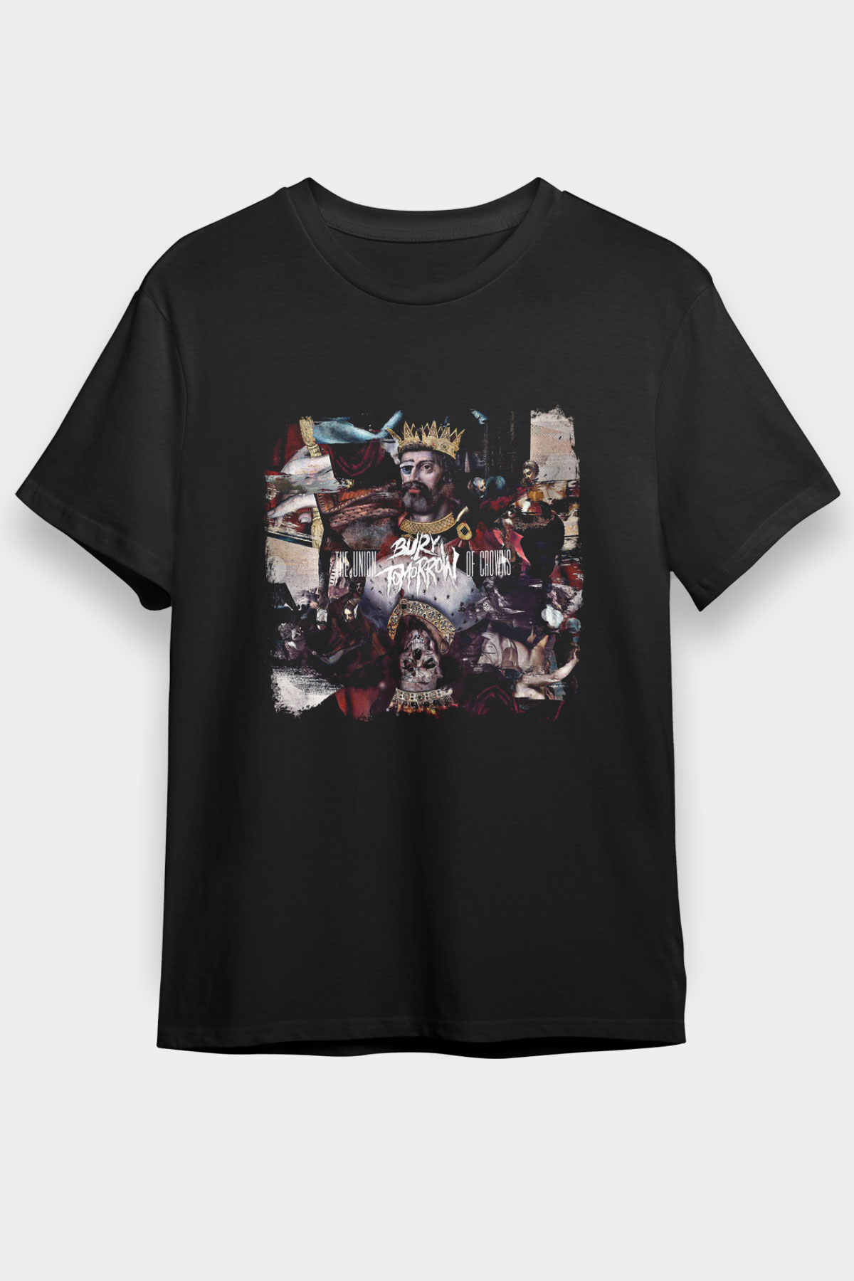 Bury Tomorrow Baskılı Unisex Siyah Tişört