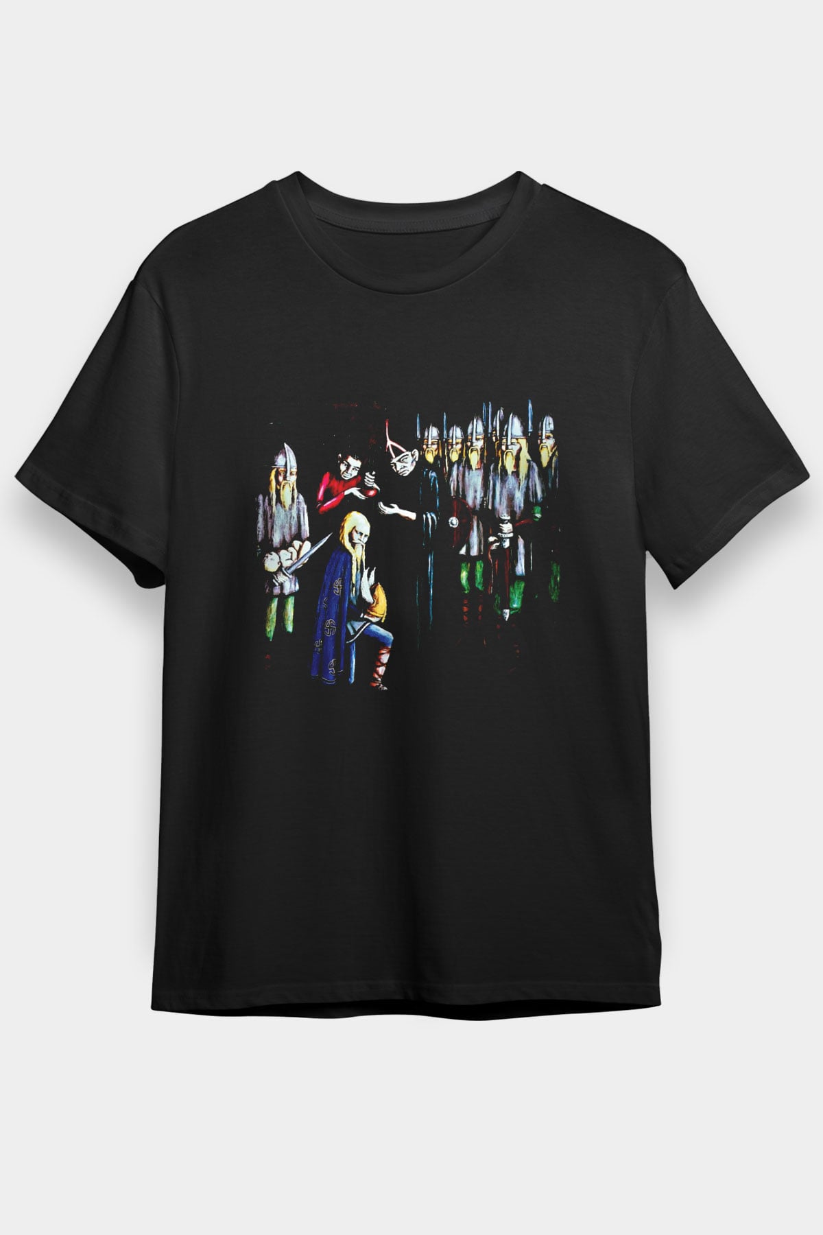 Burzum Baskılı Unisex Siyah Tişört