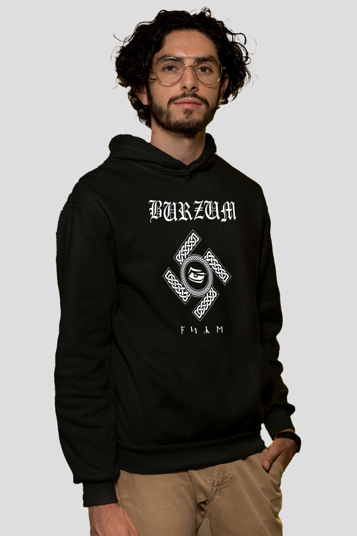 Burzum Siyah Unisex Hoodie