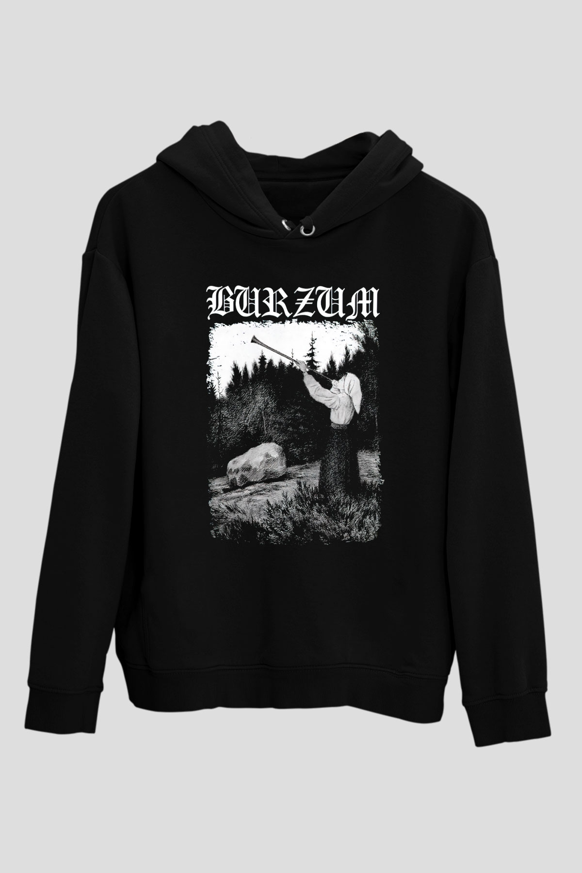 Burzum Siyah Unisex Hoodie