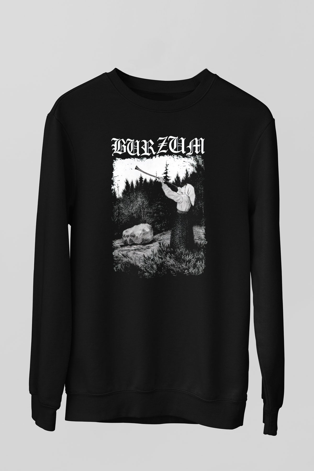 Burzum Siyah Unisex Sweatshirt