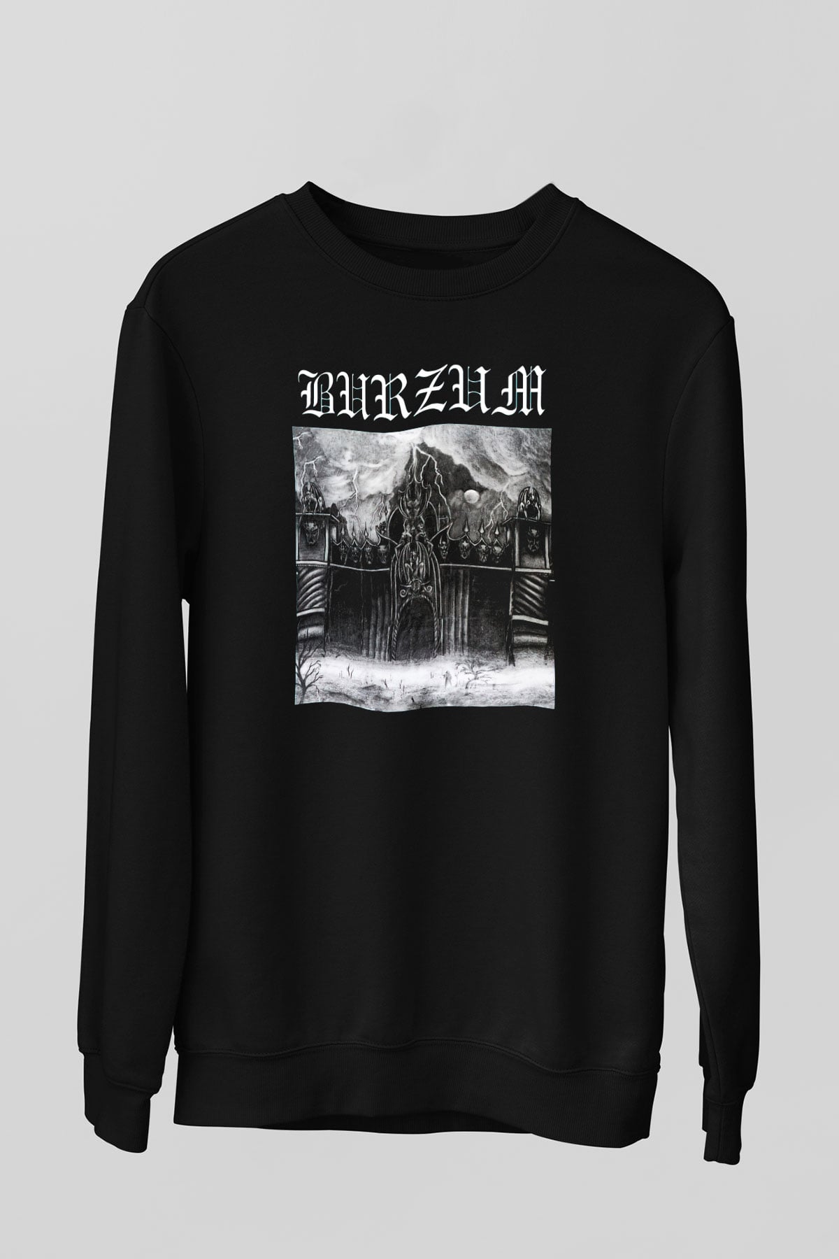Burzum Siyah Unisex Sweatshirt