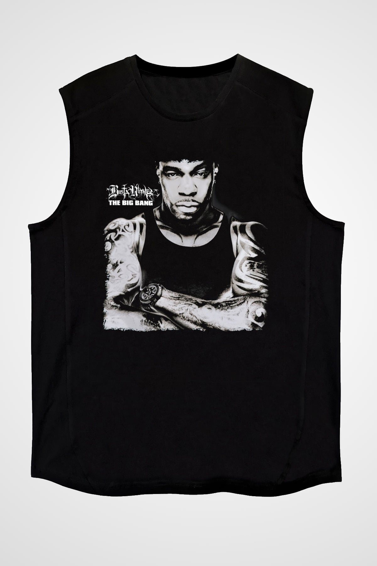 Busta Rhymes Siyah Unisex Kolsuz Tişört