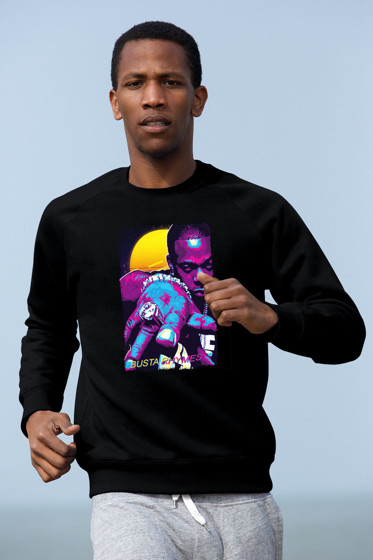 Busta Rhymes Siyah Unisex Sweatshirt