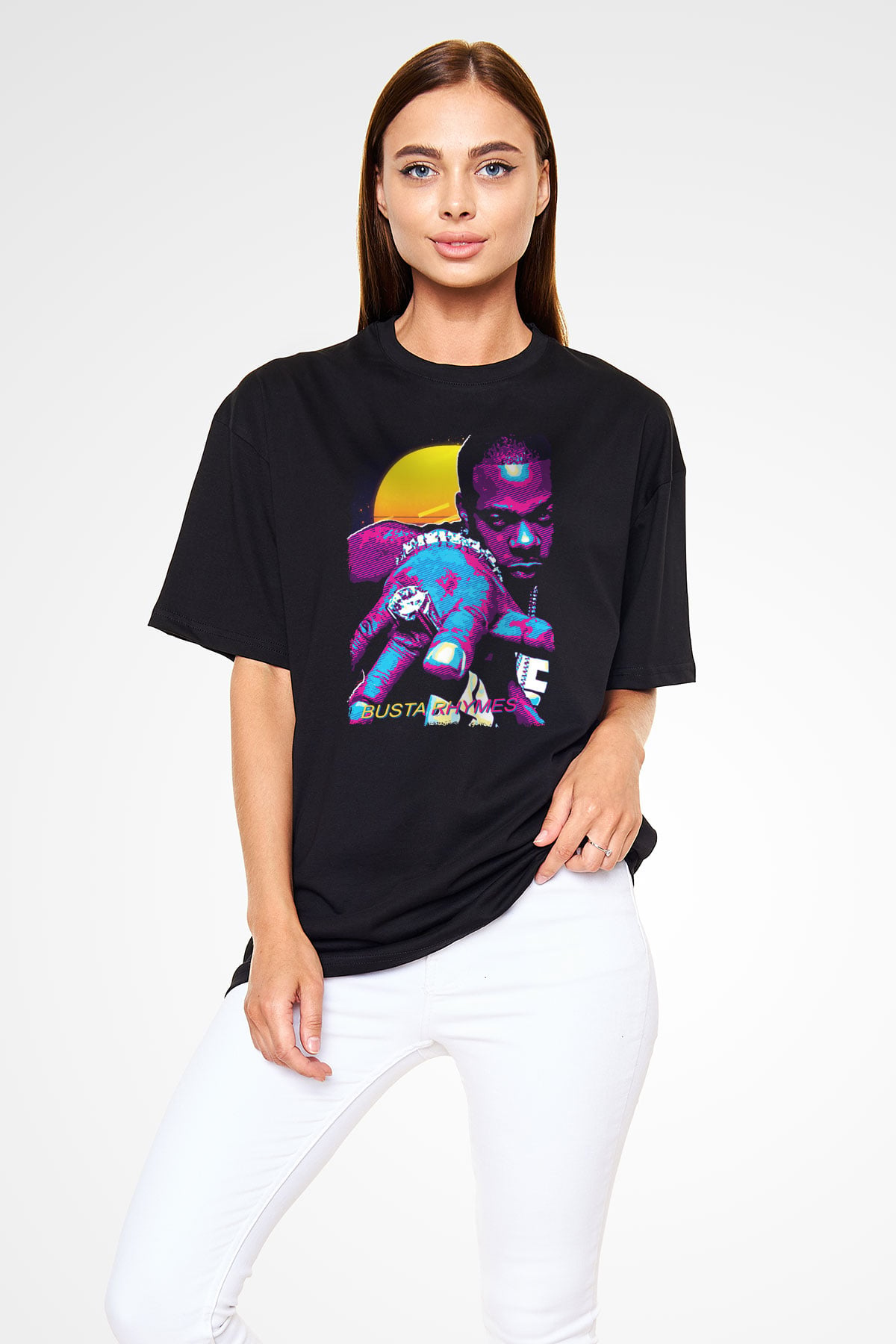 Busta Rhymes Siyah Unisex Tişört T-Shirt - TişörtFabrikası