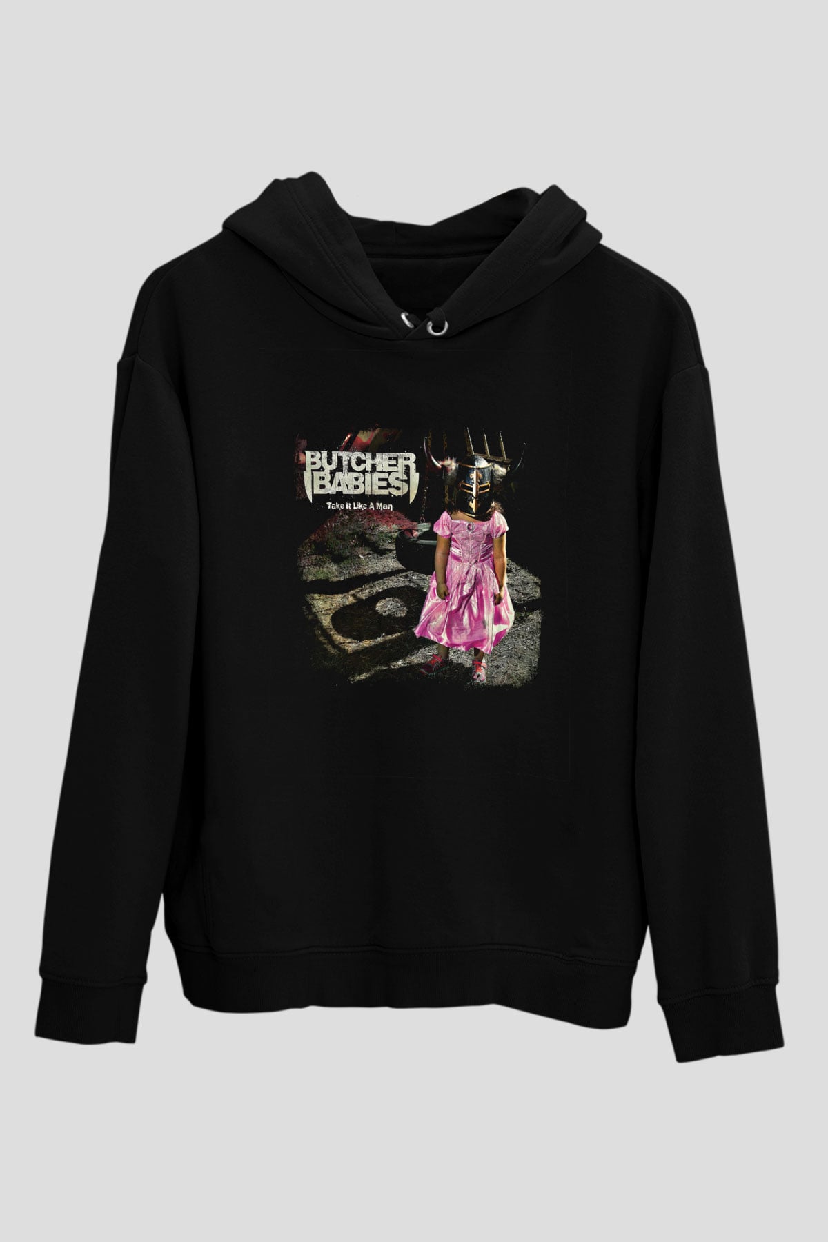 Butcher Babies Baskılı Unisex Siyah Hoodie