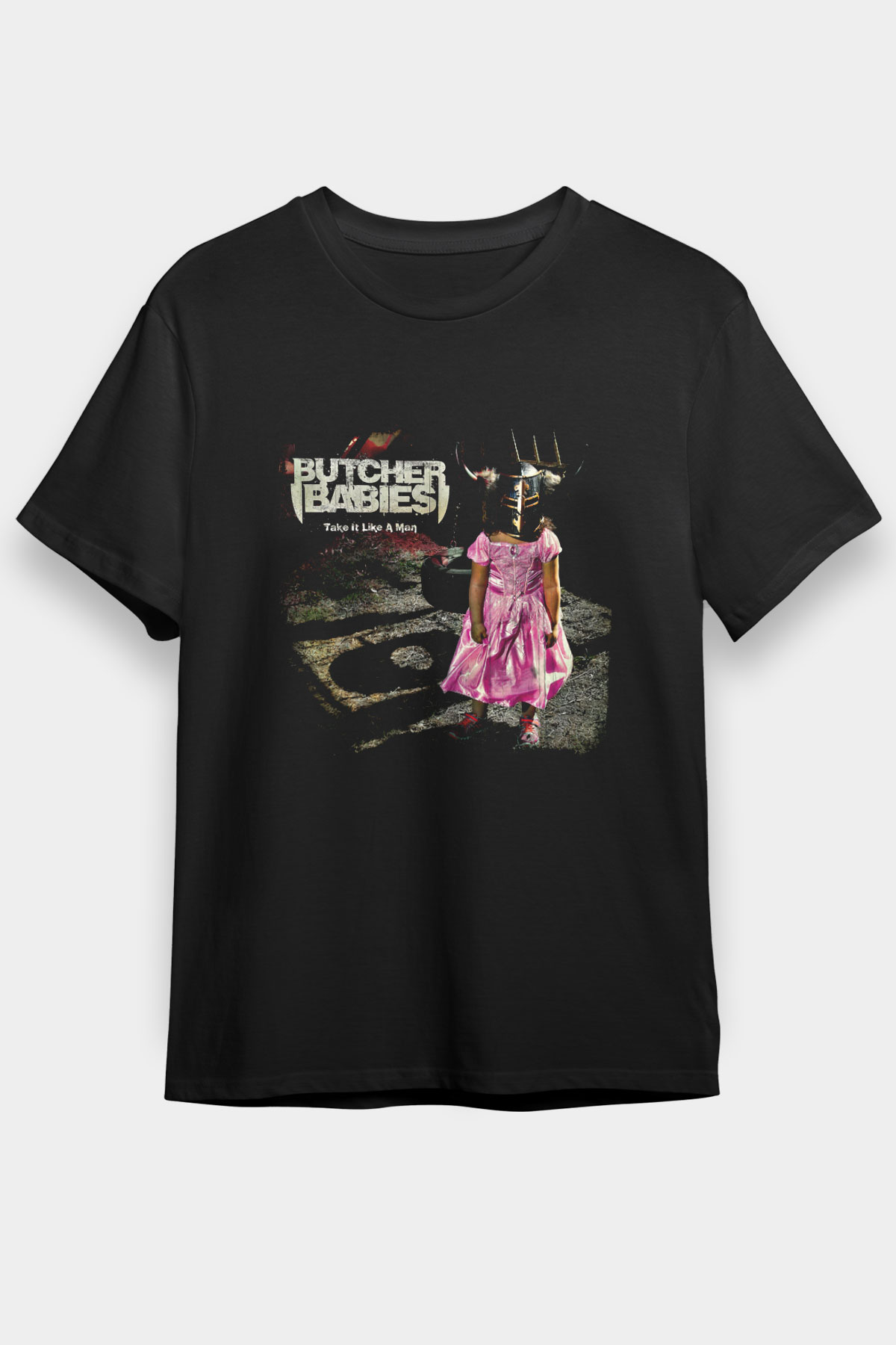 Butcher Babies Baskılı Unisex Siyah Tişört