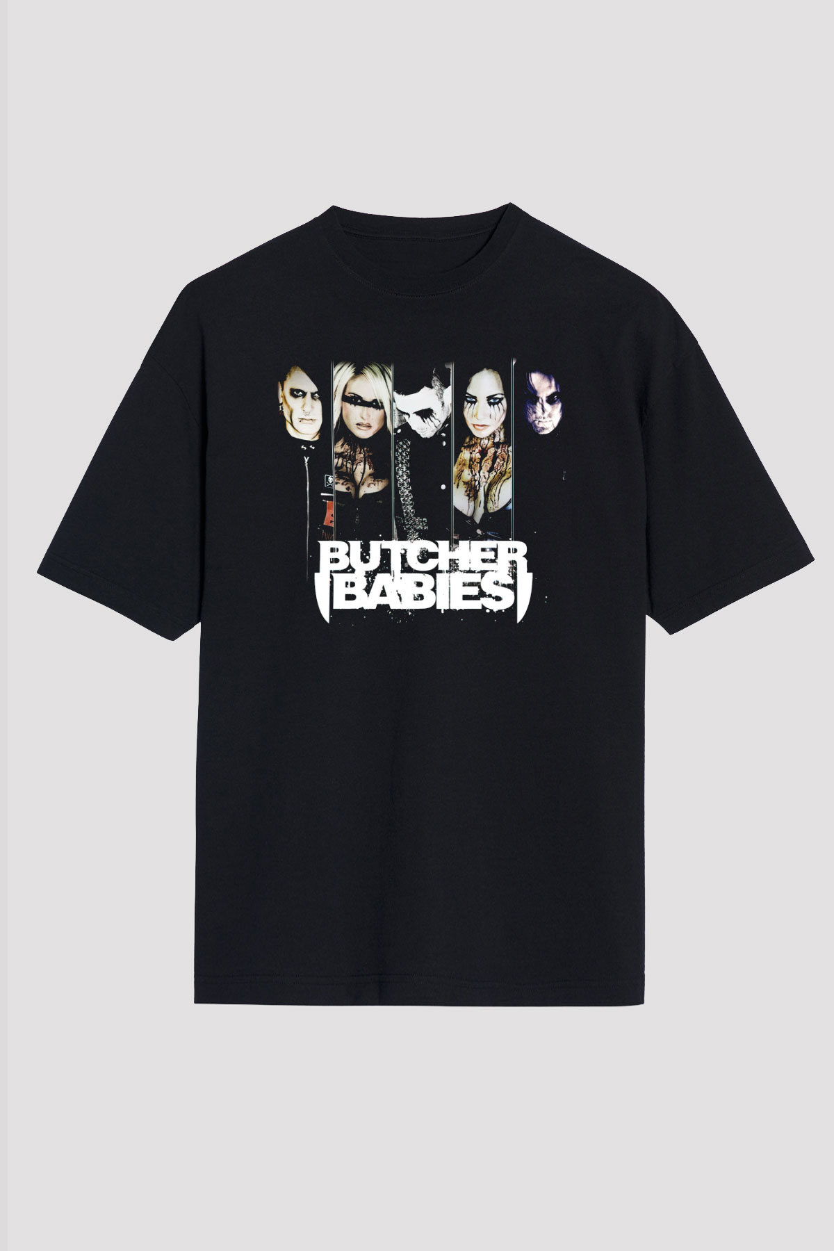 Butcher Babies Siyah Unisex Oversize Tişört T-Shirt