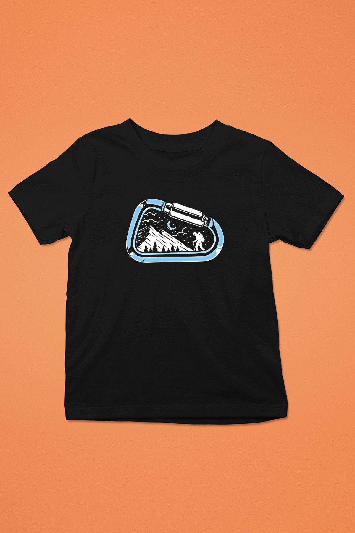 Buz Hokeyi - Ice Hockey Baskılı Unisex Siyah Çocuk Tİşörtü - Tshirt