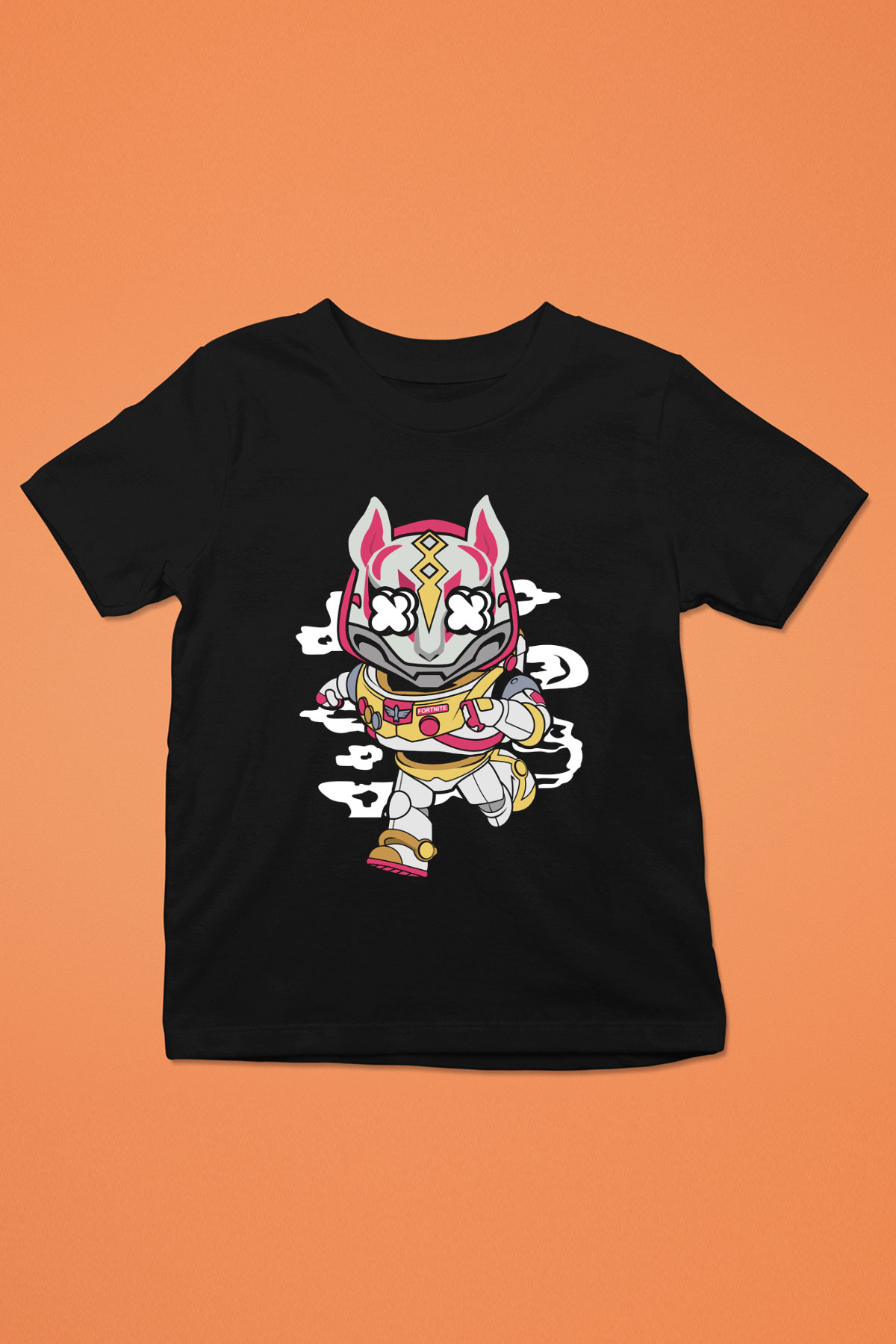Buzz Fortnite Baskılı Unisex Siyah Çocuk Tişört