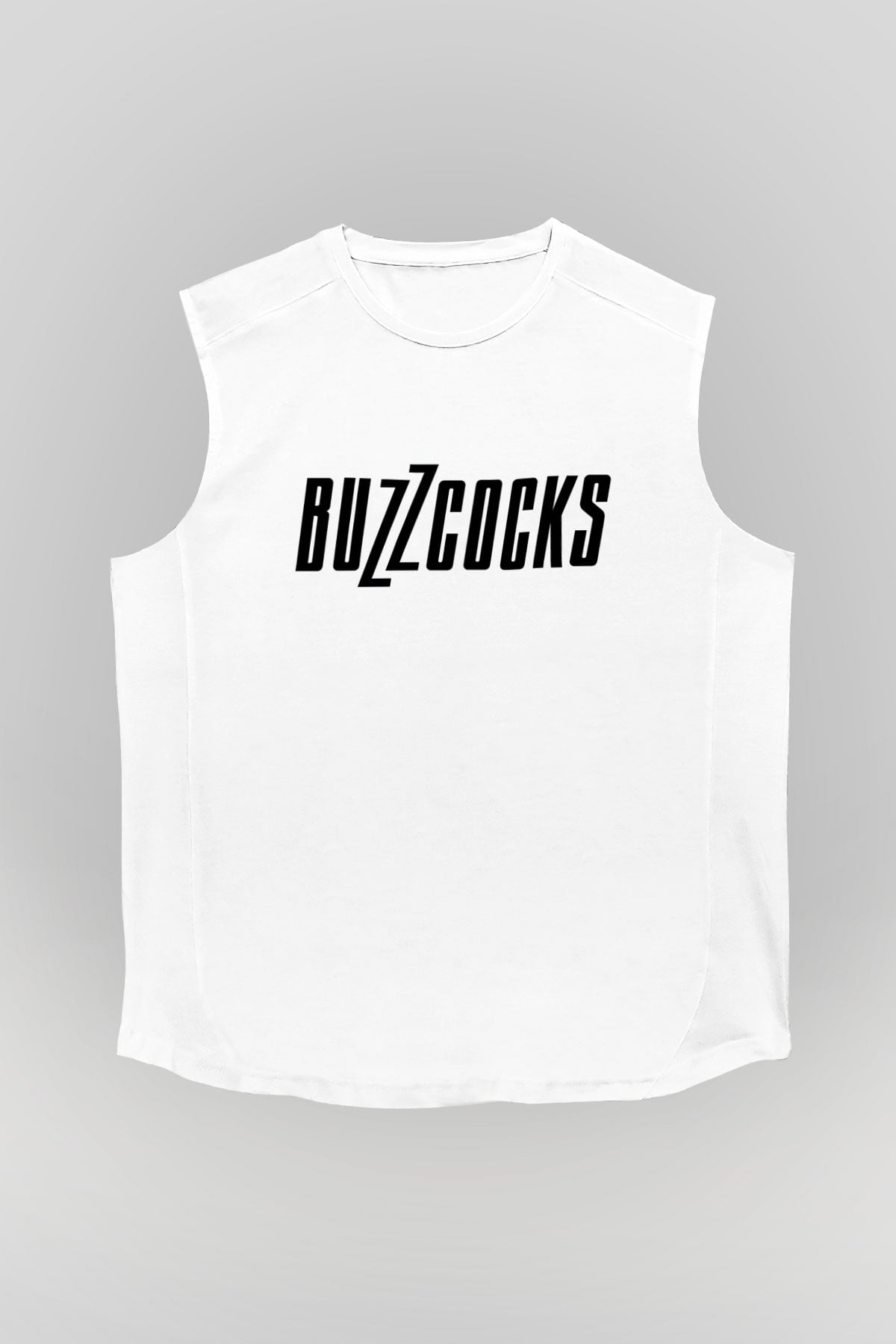Buzzcocks Beyaz Unisex Kolsuz Tişört